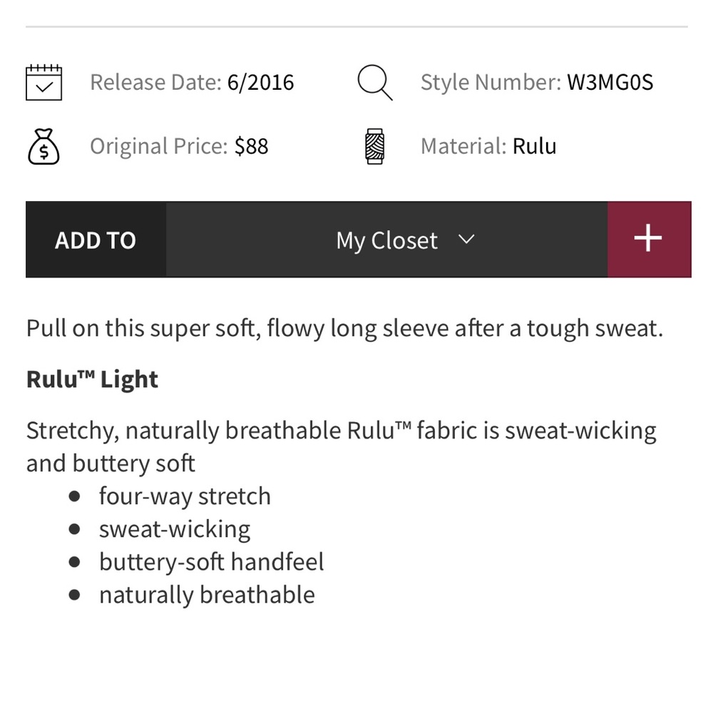 RARE! Lululemon Making Moves Long Sleeve - Black - Picture 6 of 12